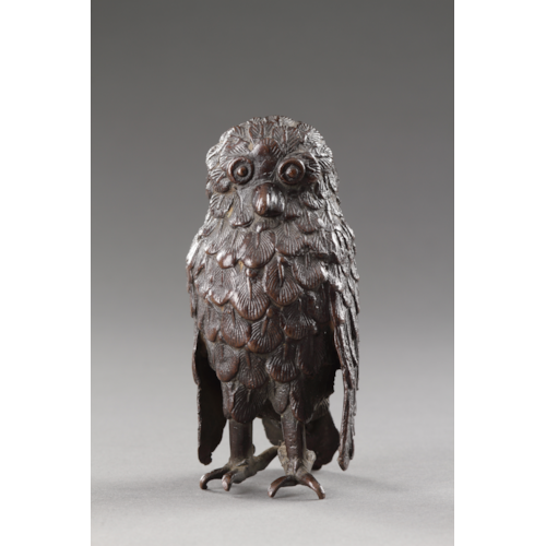 A Finely Cast Renaissance Model of an Owl